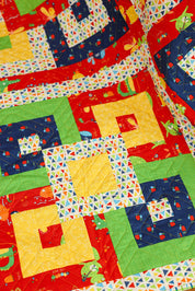 Crib Size - Funky Squares Quilt