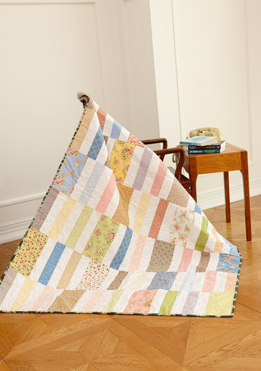 Lap Size - Lines Pattern Quilt