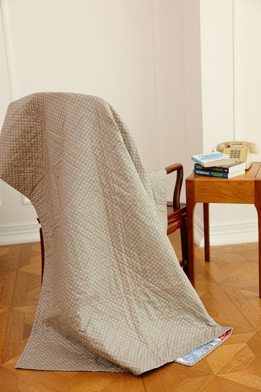 Lap Size Quilt With Toys - Farm House