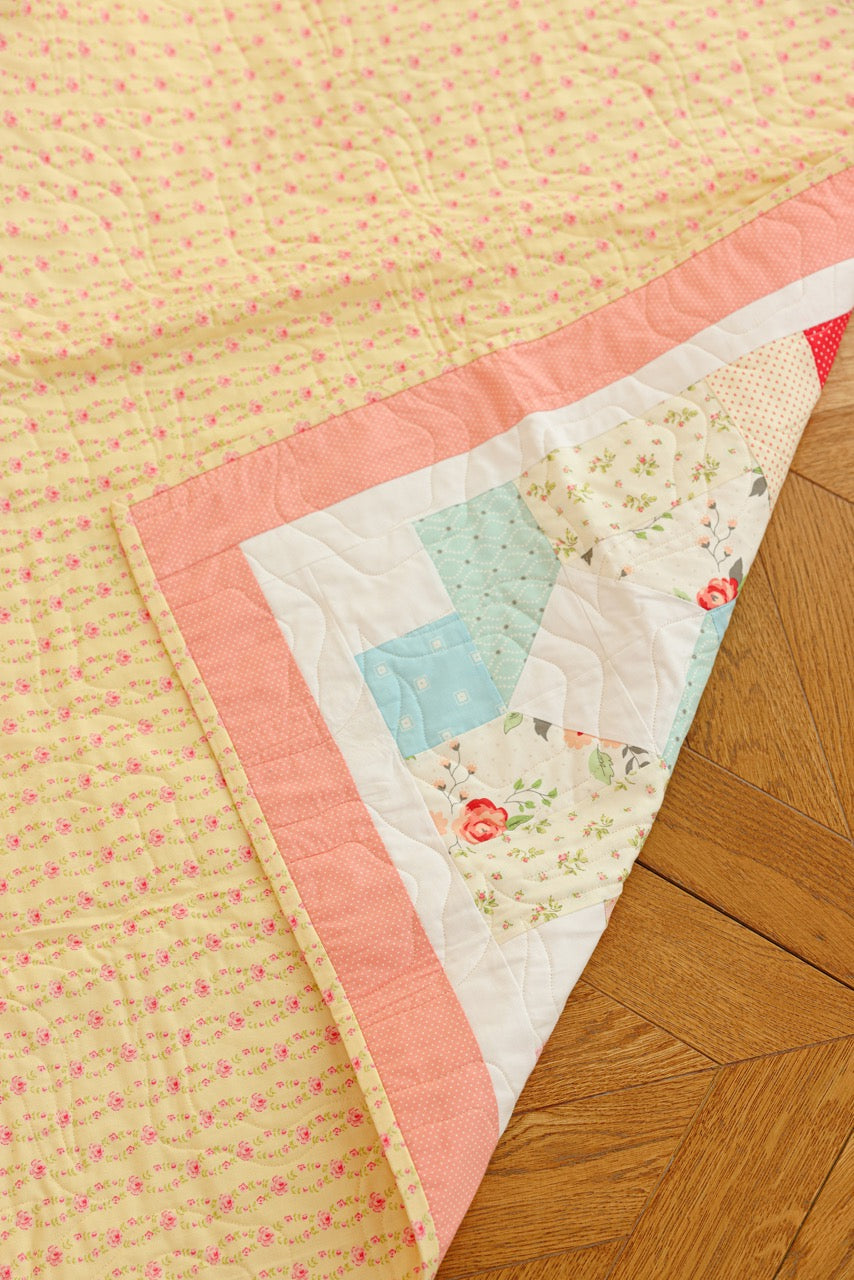 Lap Size - Pinks & Blues Quilt