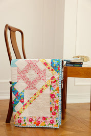 Crib Size - Colorful Vases Quilt