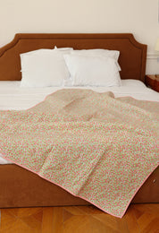 Lap Size - Pink Hexagons Quilt
