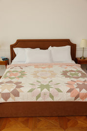Twin Size - Starburst Pastels Quilt