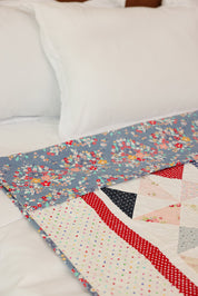 Lap Size - Triangle Polka Dots Quilt