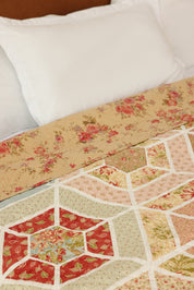 Queen Size - Hexagon Garden Quilt