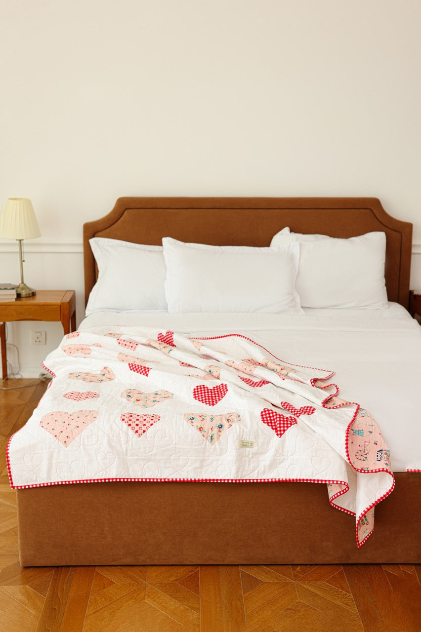 Lap Size - Heart Carnival Quilt