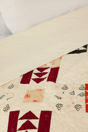 Queen Size Quilted Blanket - Ruby Roads