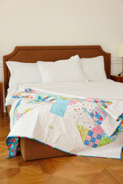 Lap Size - Blue Butterflies Quilt