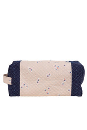 3 Piece Quilted Pouch Set - Petite Blooms