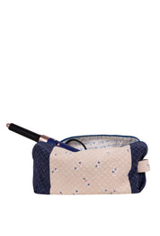 3 Piece Quilted Pouch Set - Petite Blooms
