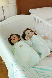 Blue Seas Baby Set - Blanket, Doshak, Baby Jalabiya & Swaddle