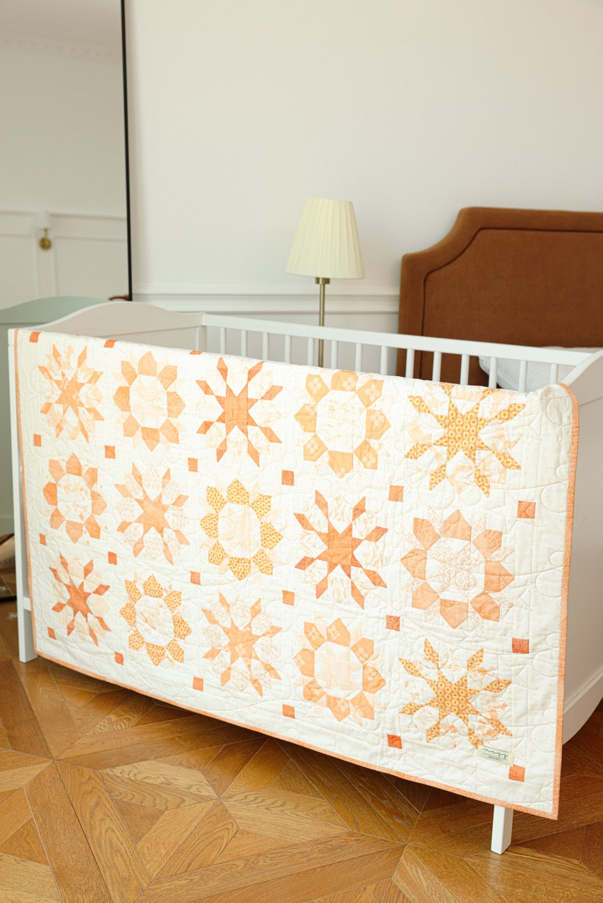 Lap Size - Bees & Nectarine Quilt
