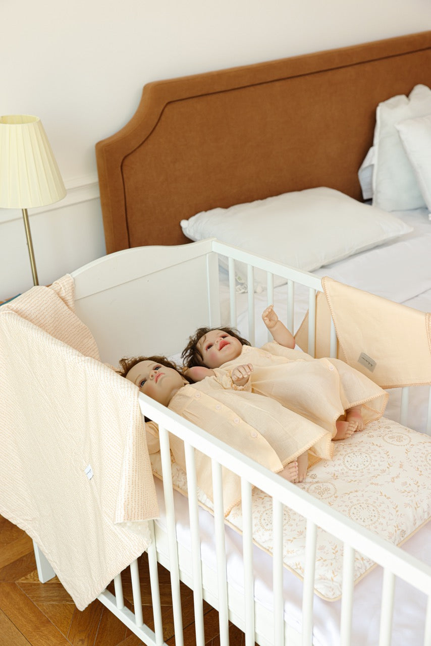 Peachy Baby Set - Blanket, Doshak, Baby Jalabiya, & Swaddle