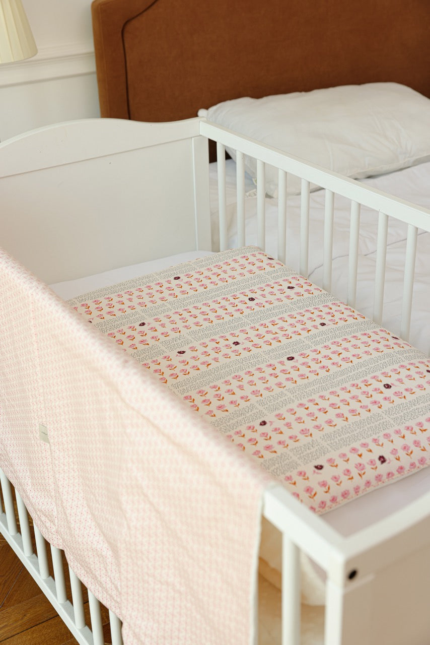 Crochets In Purples Baby Set - Blanket & Doshak