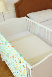 Dinosaur In Blue Baby Set - Blanket & Doshak