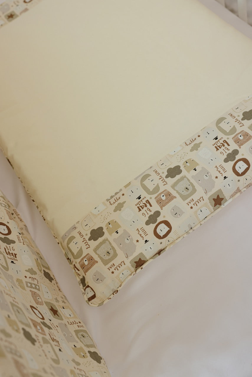 Big Bear Cuddles Baby Set - Blanket & Doshak