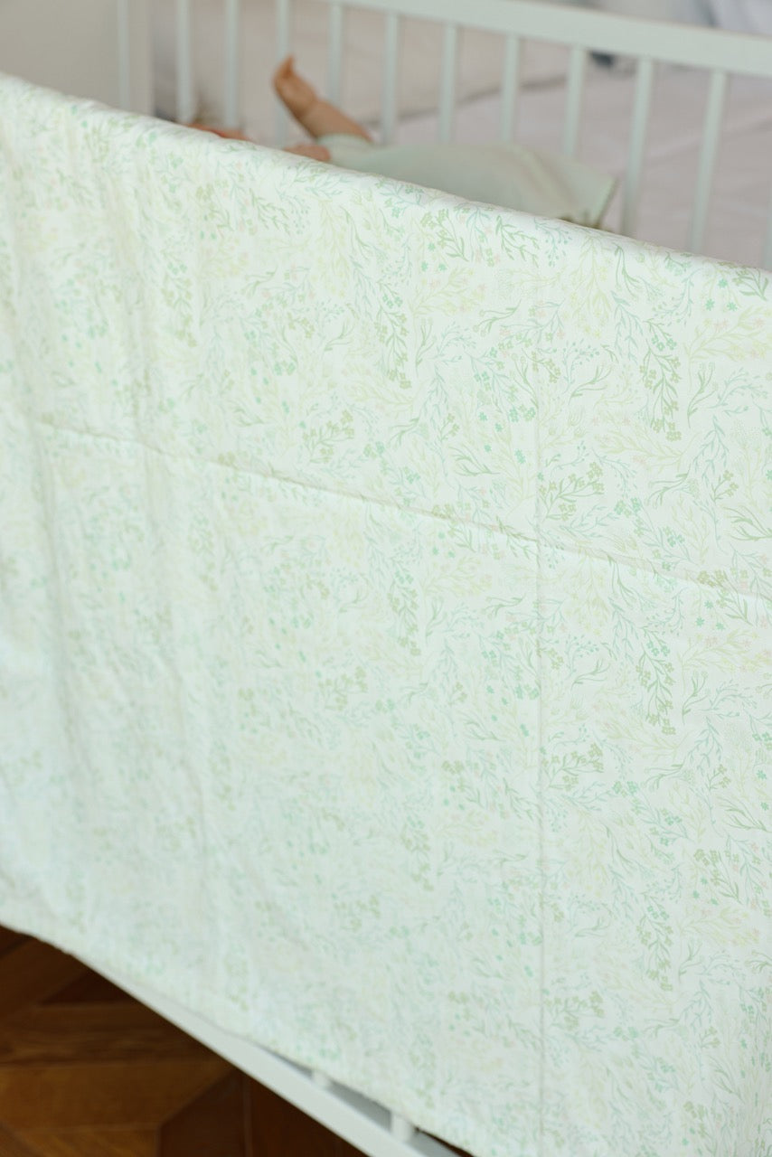 Greenery Baby Set - Blanket, Doshak, Baby Jalabiya & Swaddle