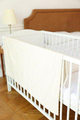 Soft Beige Print Baby Set - Blanket & Doshak