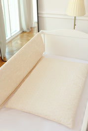 Soft Beige Print Baby Set - Blanket & Doshak