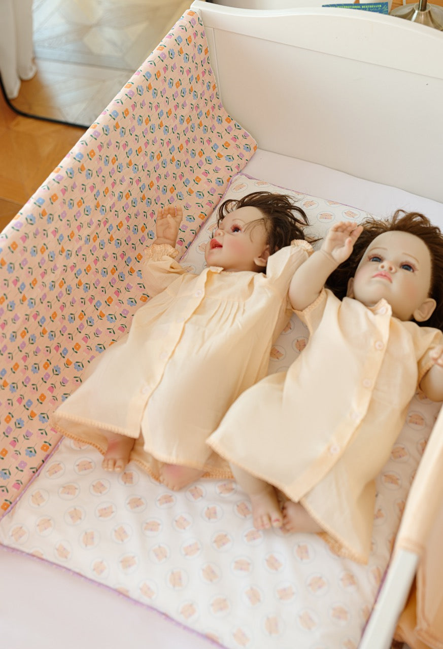 Flower Petals Baby Set - Blanket, Doshak, Baby Jalabiya & Swaddle