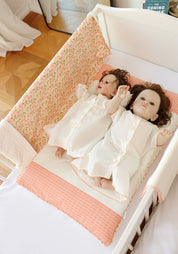 Pretty Peach Baby Set - Blanket, Doshak, Baby Jalabiya & Swaddle