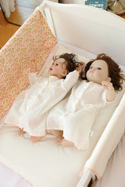 Pretty Peach Baby Set - Blanket, Doshak, Baby Jalabiya & Swaddle