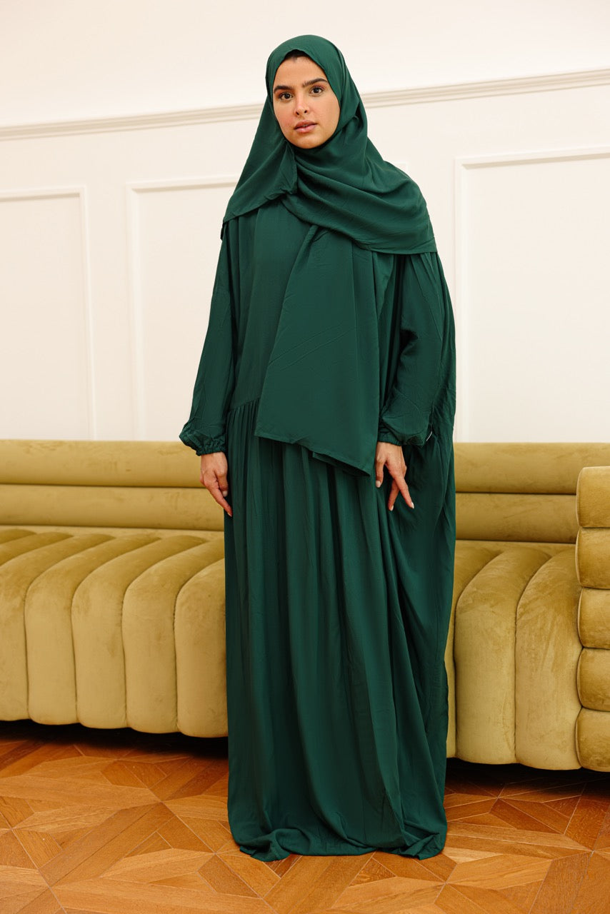 Praying Dress - Emerald