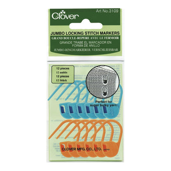 Lock Type Stitch Markers – 12 pcs