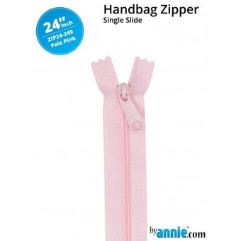 Zippers - Pale Pink