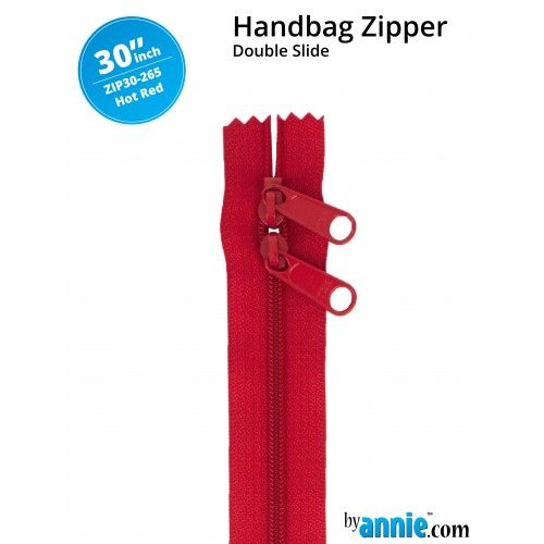 Zippers - Hot Red