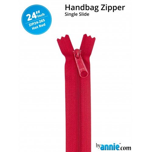 Zippers - Hot Red