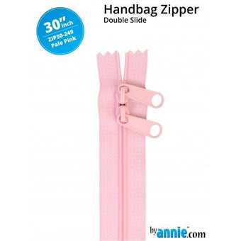 Zippers - Pale Pink