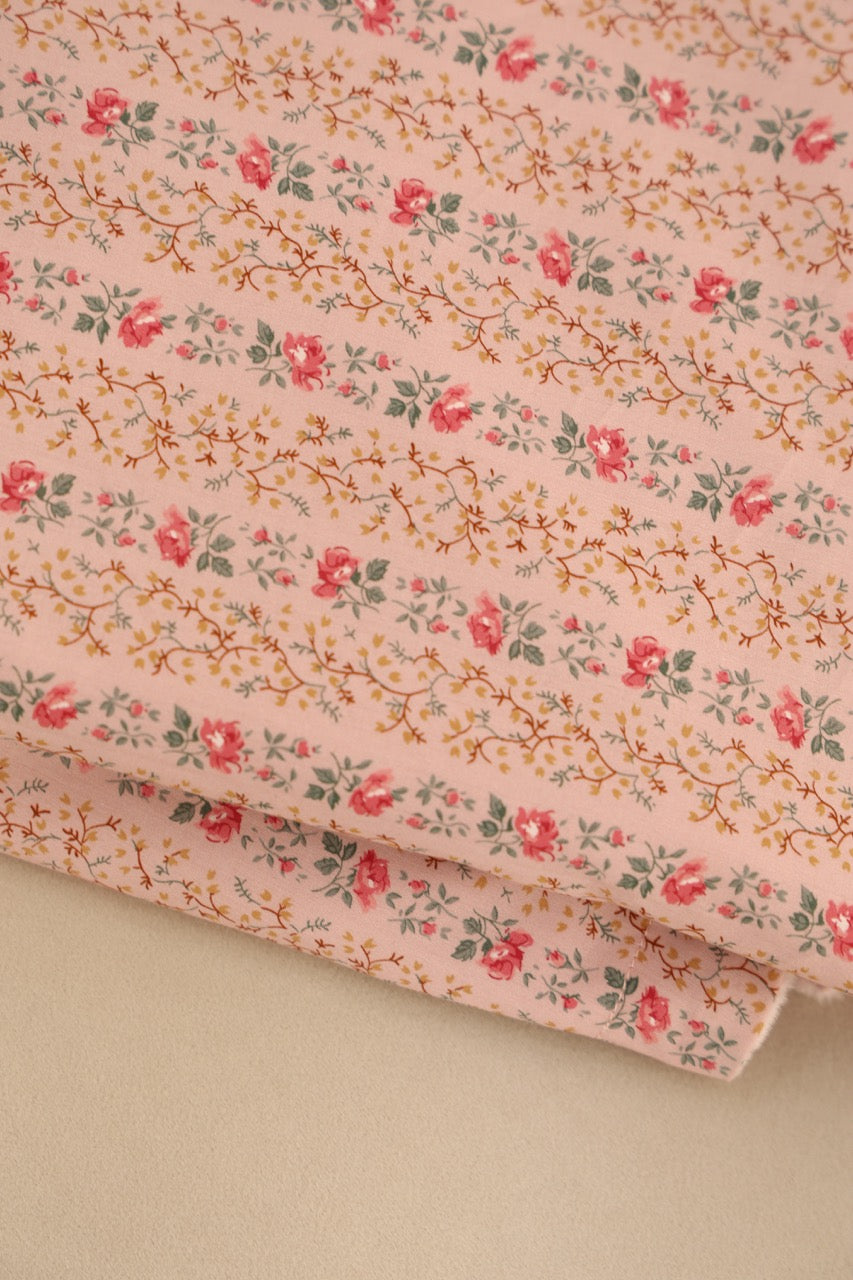 Lap Size Blanket - Liberty Evie Stripe Pink