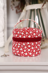 Red Flowers Pouch