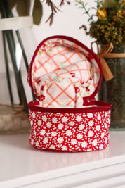 Red Flowers Pouch