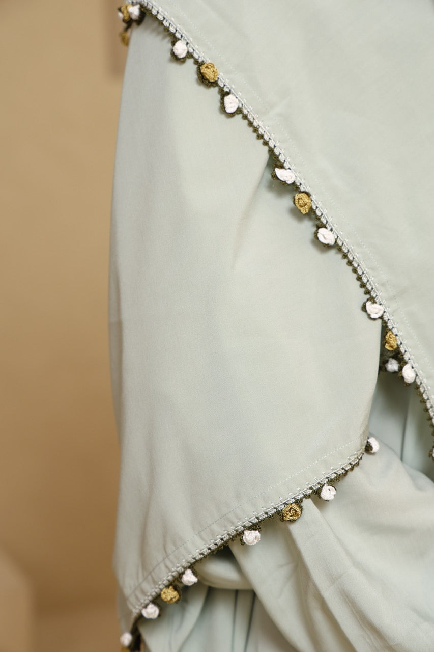 Praying Dress - Greens & Whites