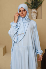 Praying Dress - Blue & Dangling Pink