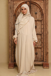 Praying Dress - Beige & Grays