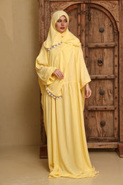 Praying Dress - Yellow Honeycomb