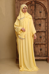 Praying Dress - Yellow Honeycomb