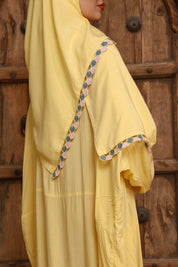 Praying Dress - Yellow Honeycomb