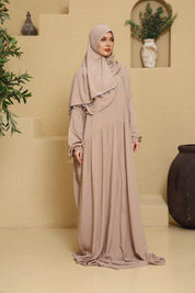 Praying Dress - Nude Pinks & Blues