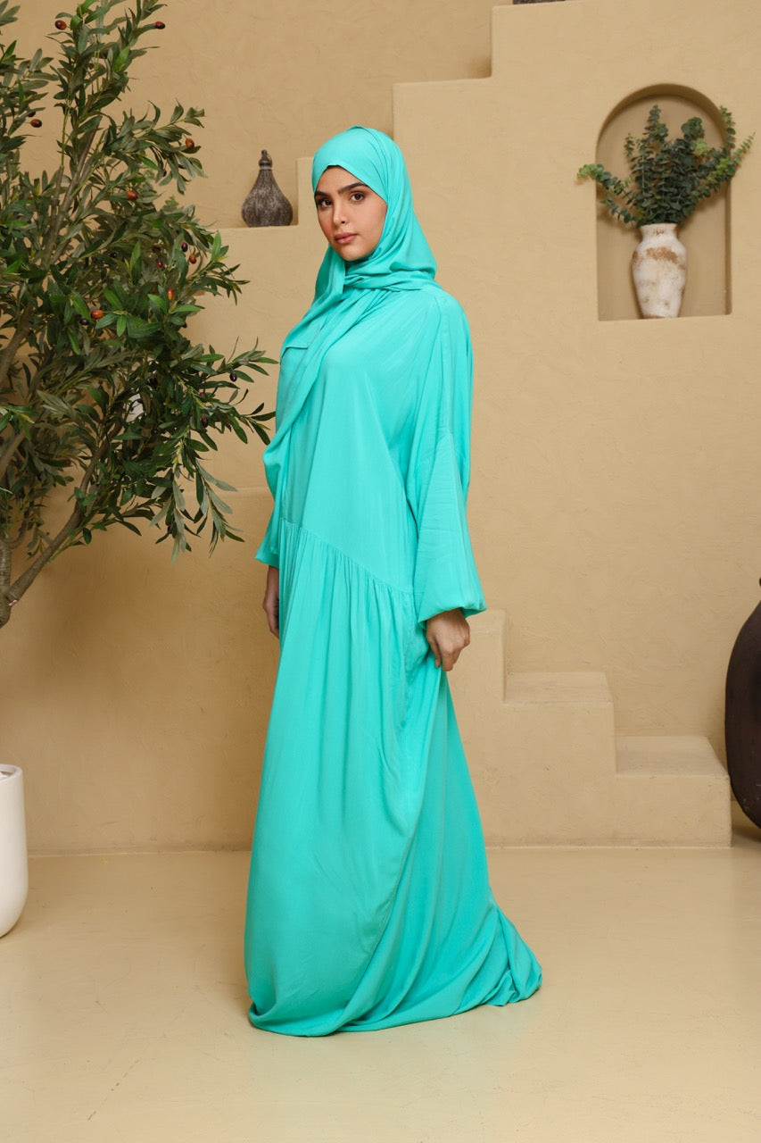 Praying Dress - Turquoise