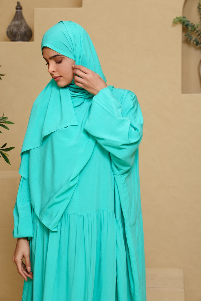 Praying Dress - Turquoise