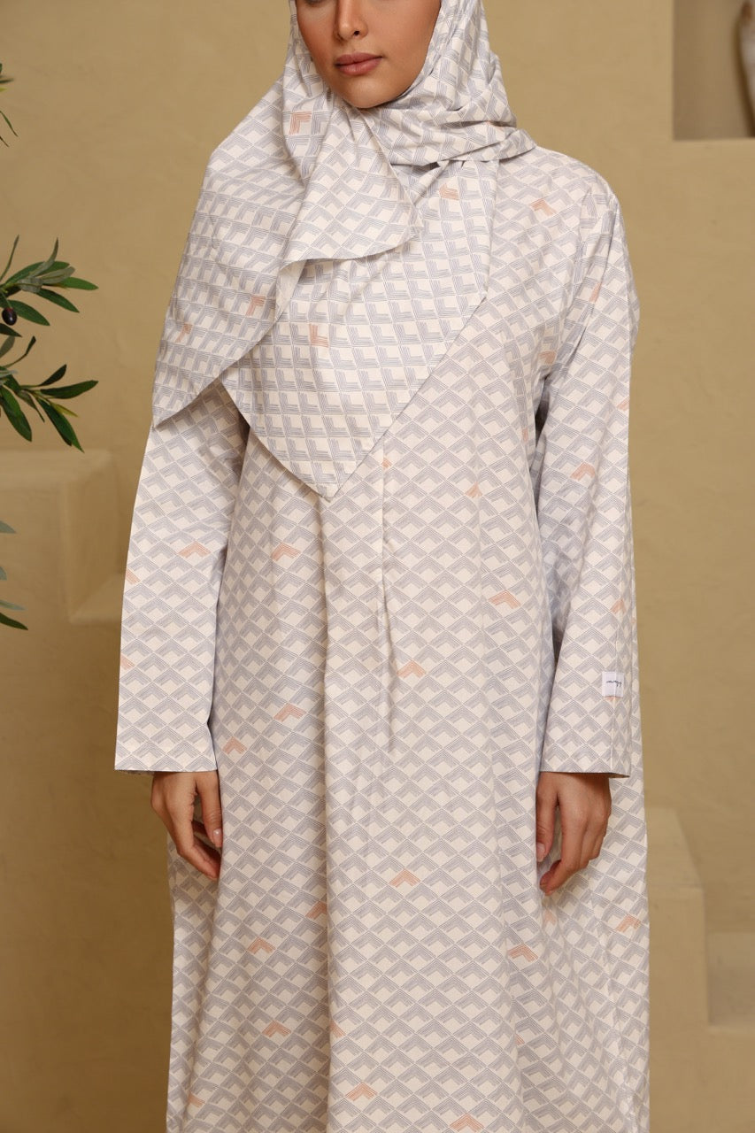 Praying Dress - Geometric Triangles