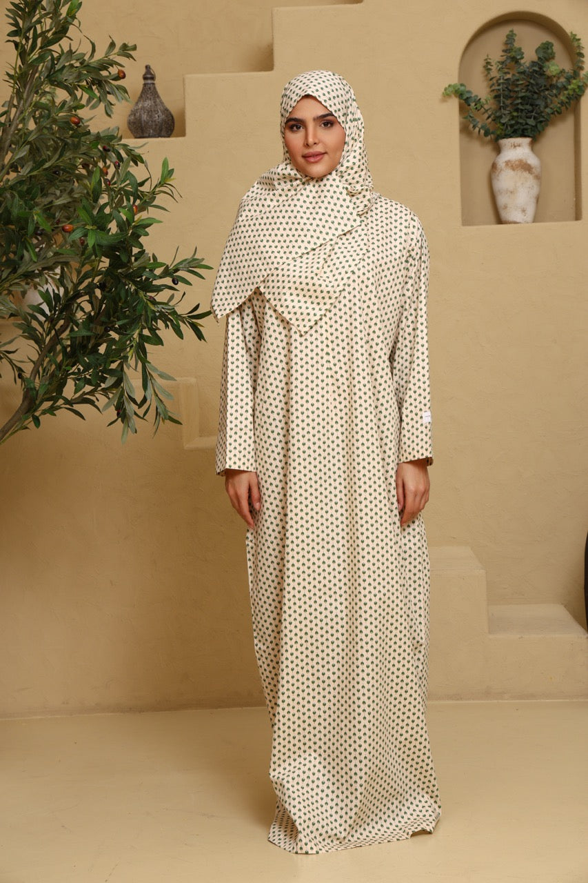 Praying Dress - Polka Leaf