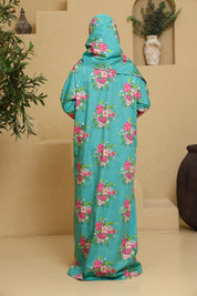 Praying Dress - Blue Bouquets