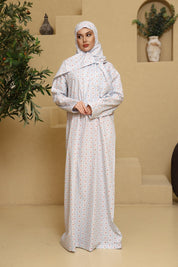 Praying Dress - Little Blue Flowers
