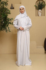 Praying Dress - Little Blue Flowers
