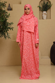 Praying Dress - Coral Flowers